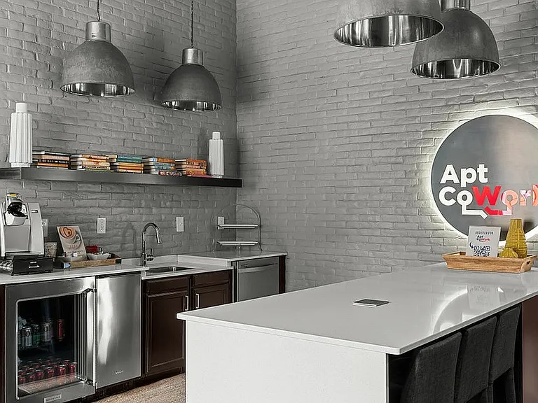 Cottonwood Reserve Apt Cowork Coworking Space Kitchen