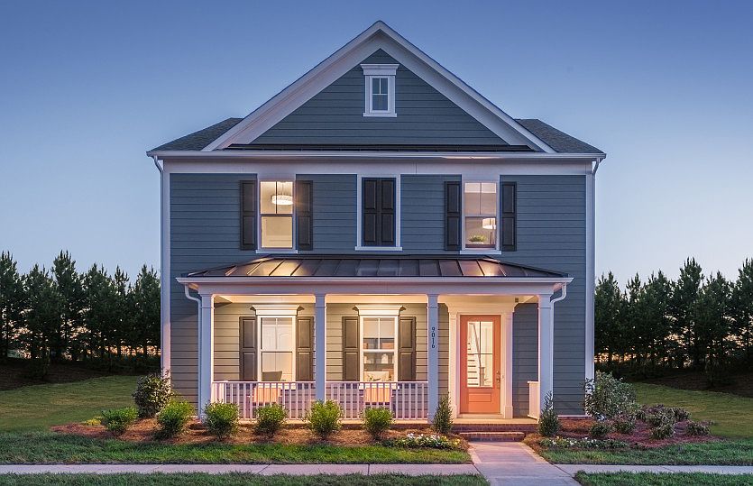 Richardson Exterior 3 features Hardi Board Siding and Covered Front Porch