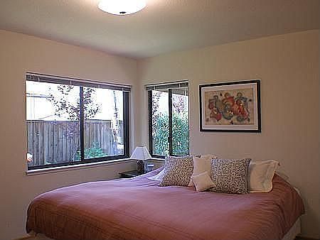 Master Bed - Garden View, Hardwood Floors