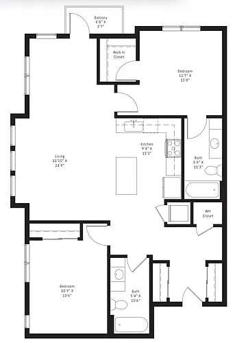 Floor plan 2X2
