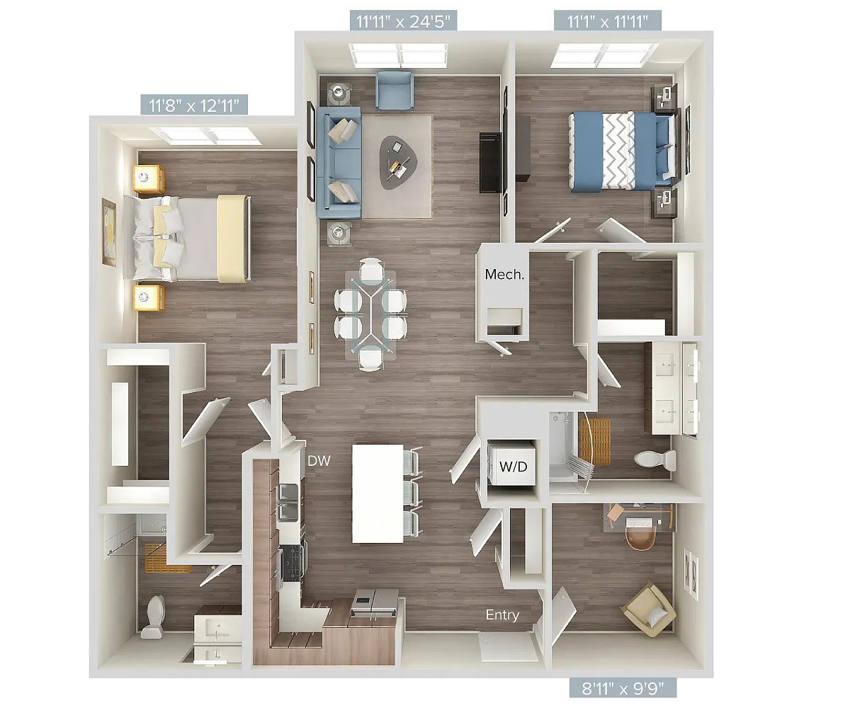 Floor plan B4-206