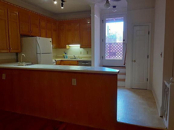 Kitchen that leads out to 20 by 30 deck