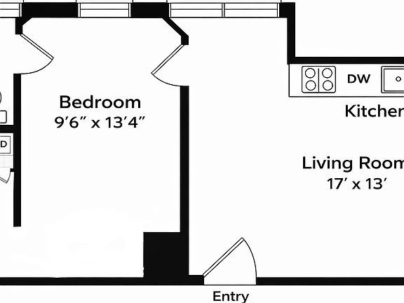 2nd image of 27 W 96th St #5G