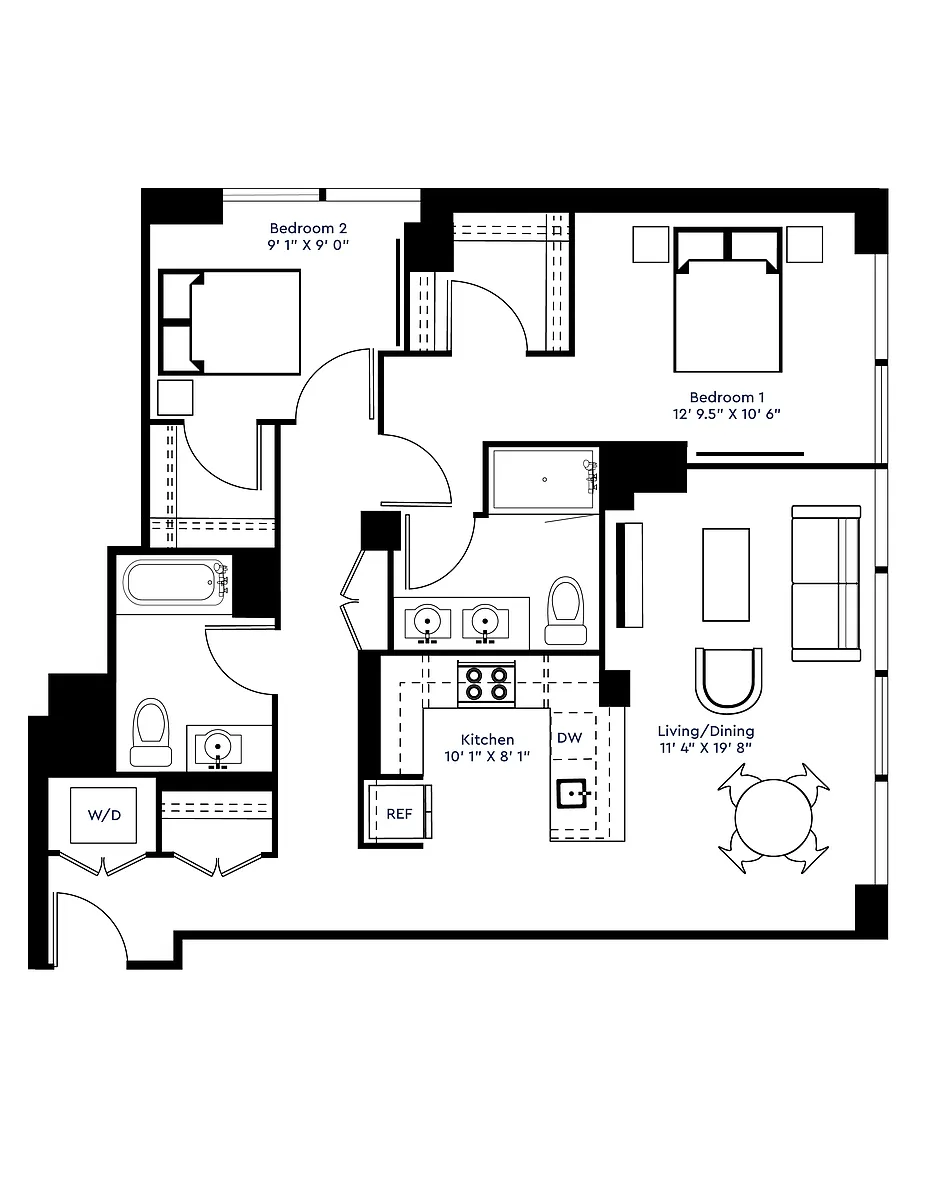 Floor plan B2