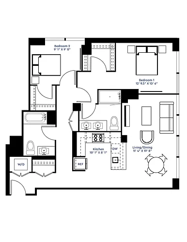Floor plan B2