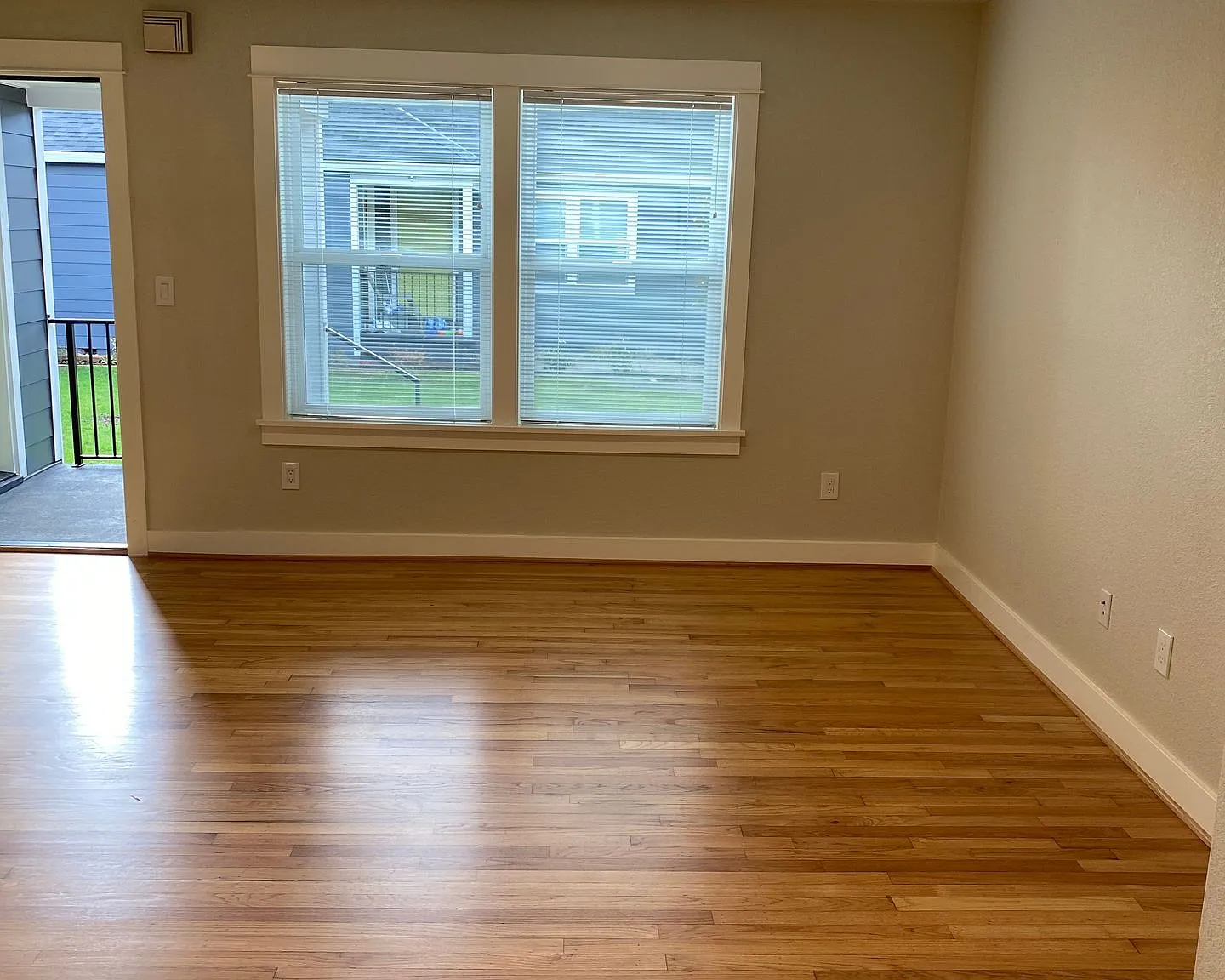 Alberta Arts Modern Bungalow Hardwood Basement Outdoors WD Pets — Photo 3