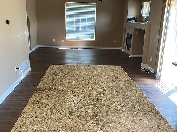 Large kitchen granite island