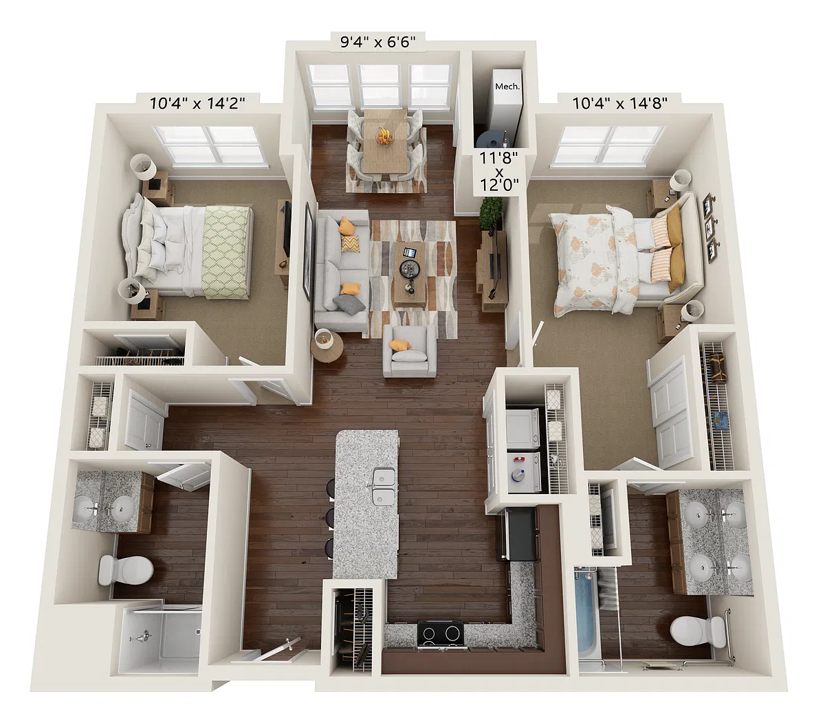 Floor plan Water Oak