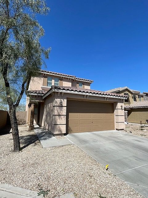 Exterior corner lot. Two car parking space in driveway.