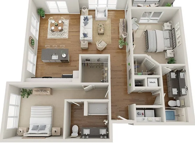 Two Bedroom - C2 Two Bedroom - C2