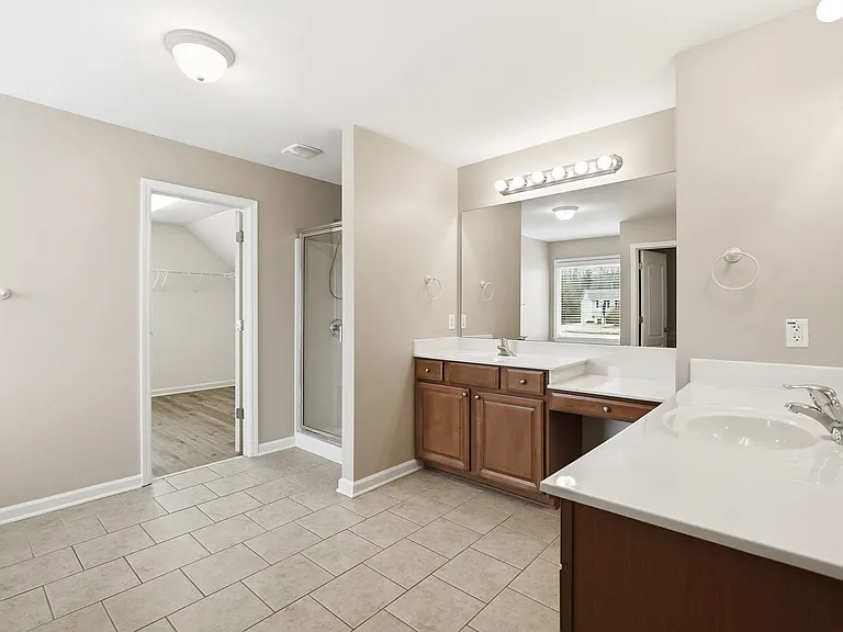 Owner's Bath-his/her vanities, garden tub, walk-in shower, oversized walk-in closet