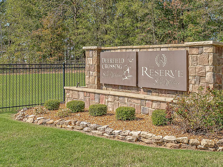 Deerfield Crossing and The Reserve Signage
