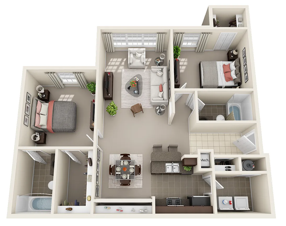 Floor plan B1