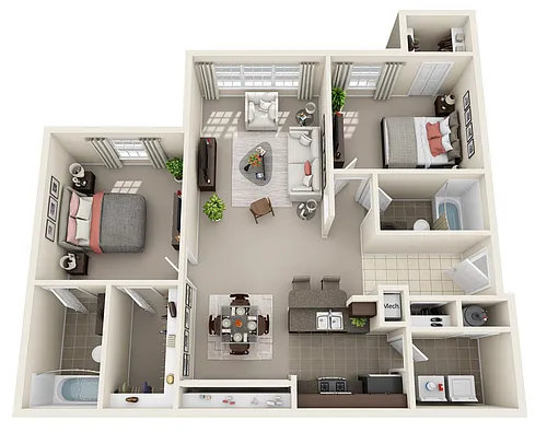 Floor plan B1