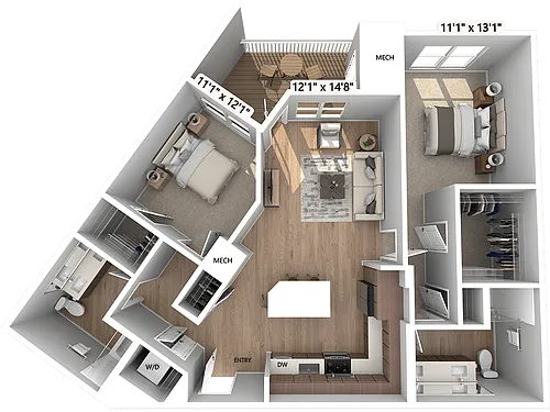 Floor plan B7
