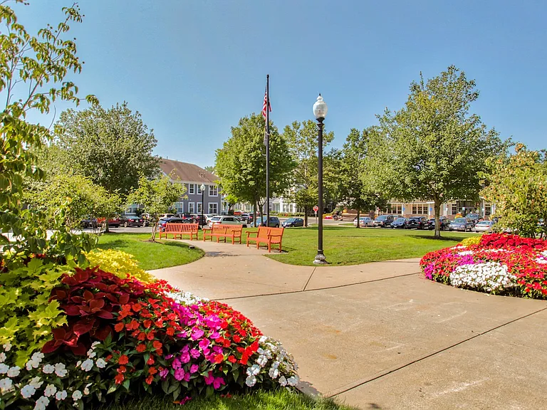 A park like setting welcomes you home