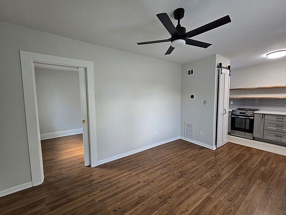 Bedroom door from living area