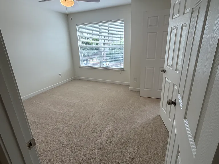 Bedroom #1 with new fan.