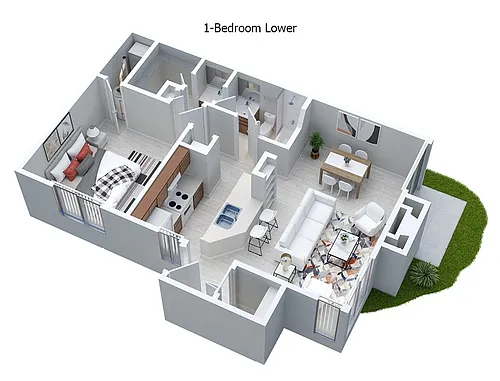 Floor plan One Bedroom
