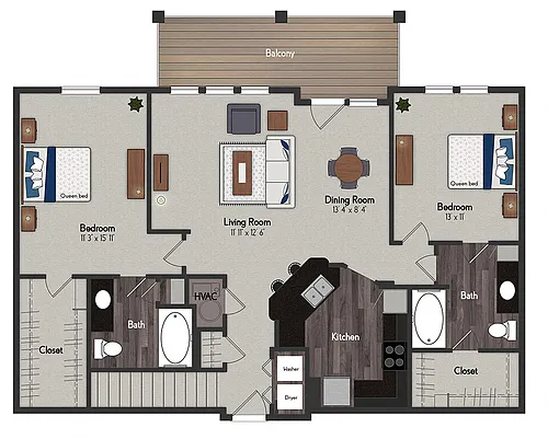 Floor plan The Cornhusker