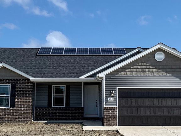 Built Elevation with Solar Panels