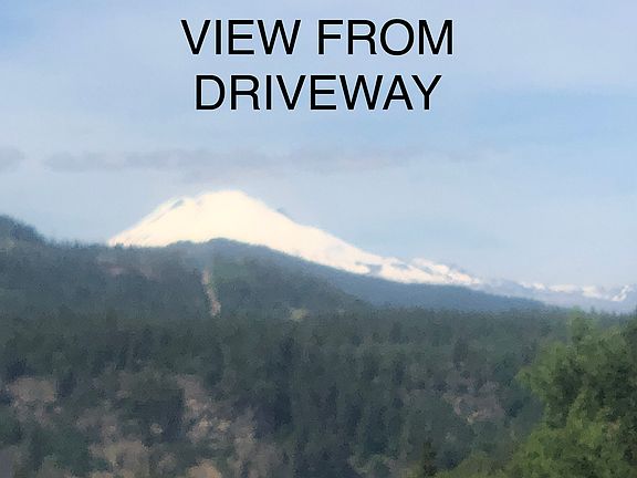 Beautiful Mt. Adams view from driveway.