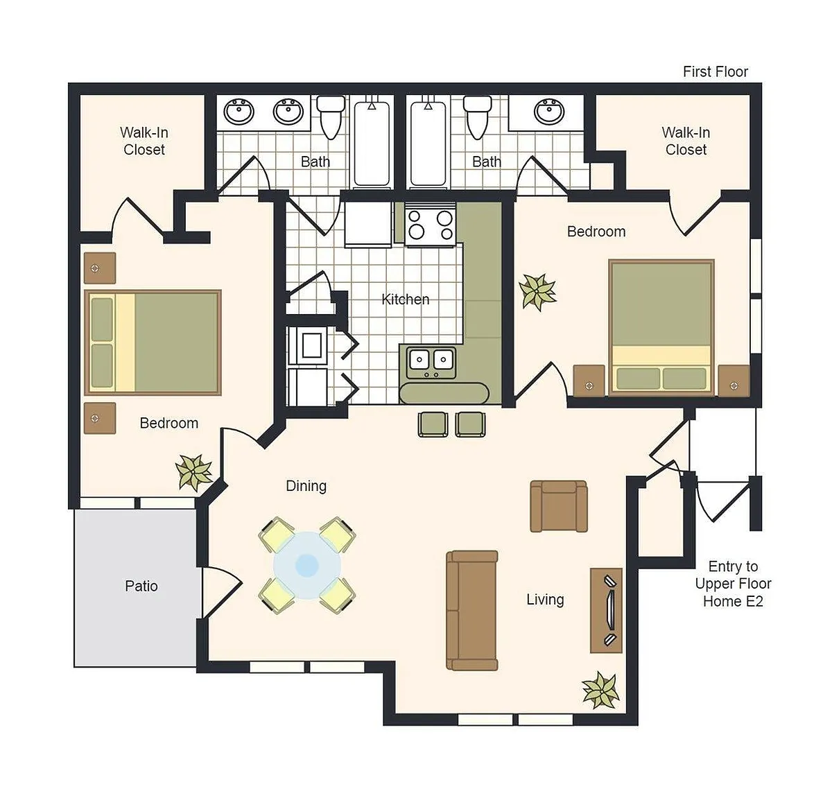 Floor plan E