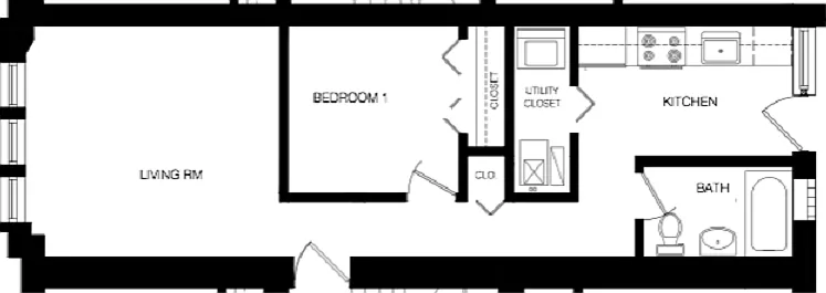 1 bed, 675 sqft, $1,700 — Photo 4