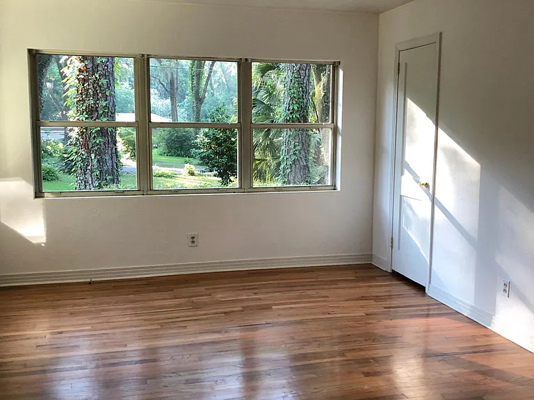 Living room looking out to front yard