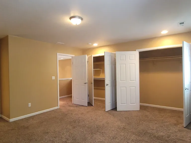 Closet doors open