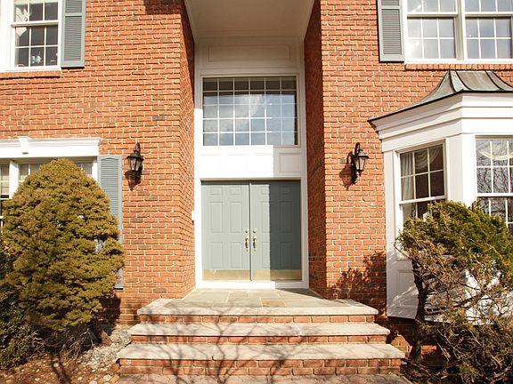 Grand entrance with double front doors.