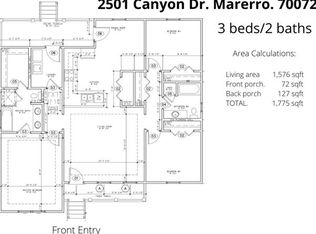 2501 Canyon Dr, Marrero, LA 70072