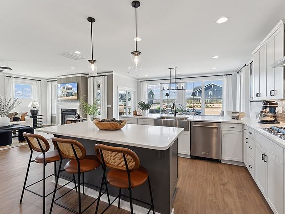 The kitchen of the Sterling by Brookfield Residential.