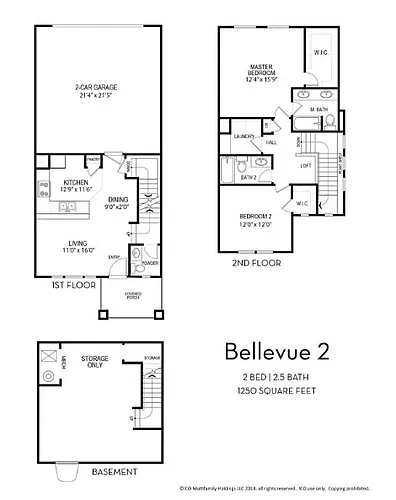 Floor plan Bellevue 2
