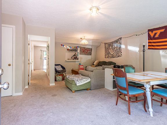 Living room lends itself to many furniture arrangements.