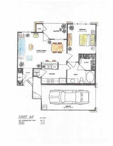 Floor plan A2-B