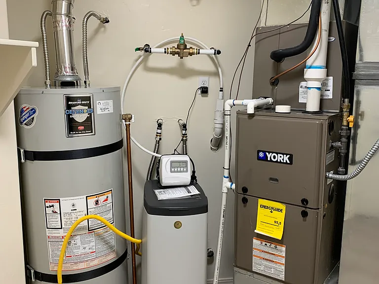 Utility room in laundry area