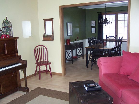 formal living room and dining room