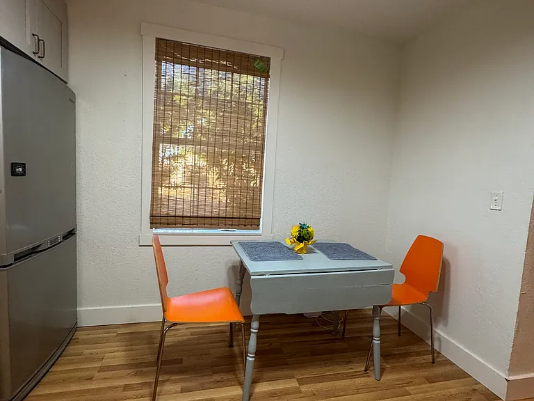 Eat in Kitchen. Window looks out over the front yard