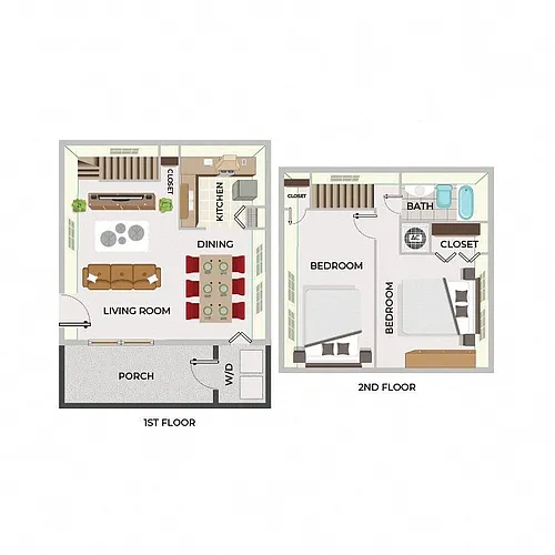 Floor plan B3 - Townhome