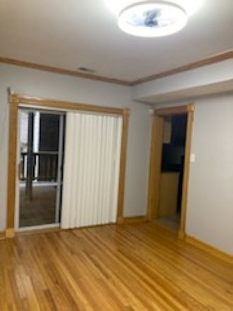 Living area facing deck