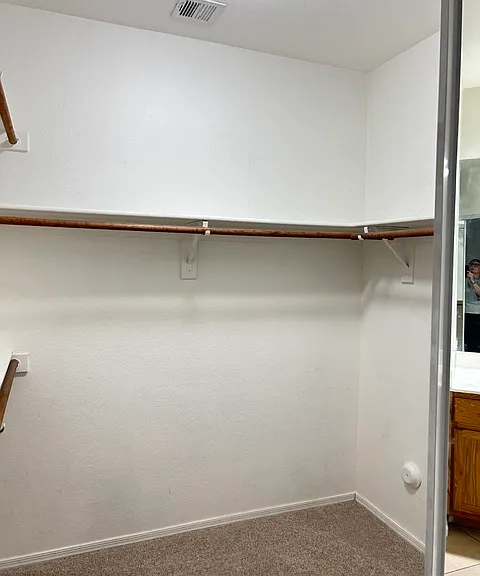 primary walk in closet