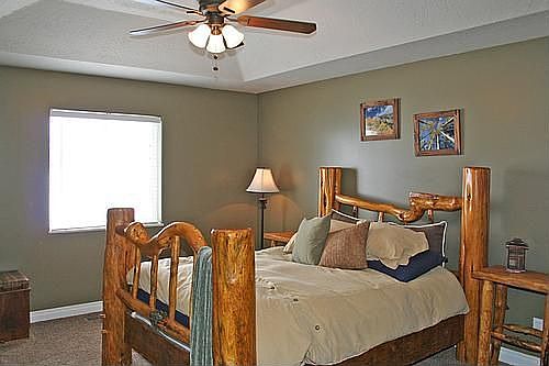 Master suite with walk-in closet