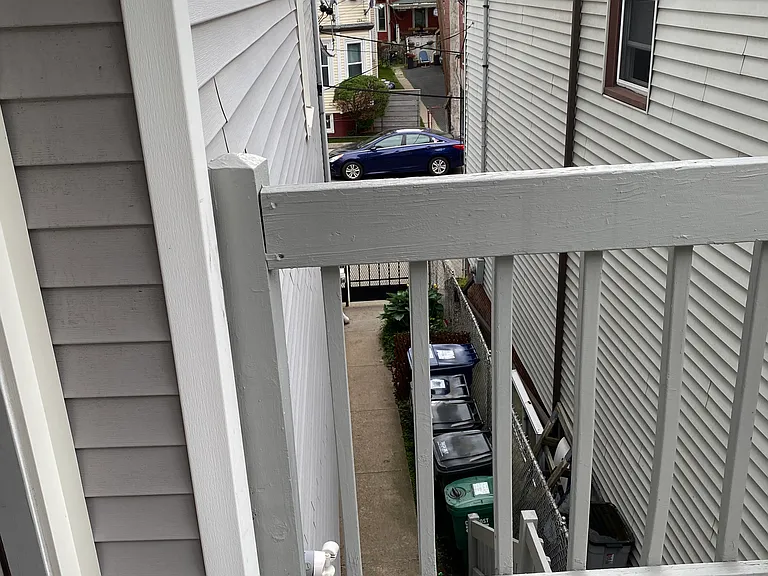 small porch/emergency exit