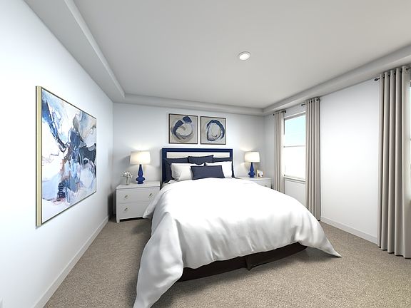 Rendering of the Prato Primary Bedroom