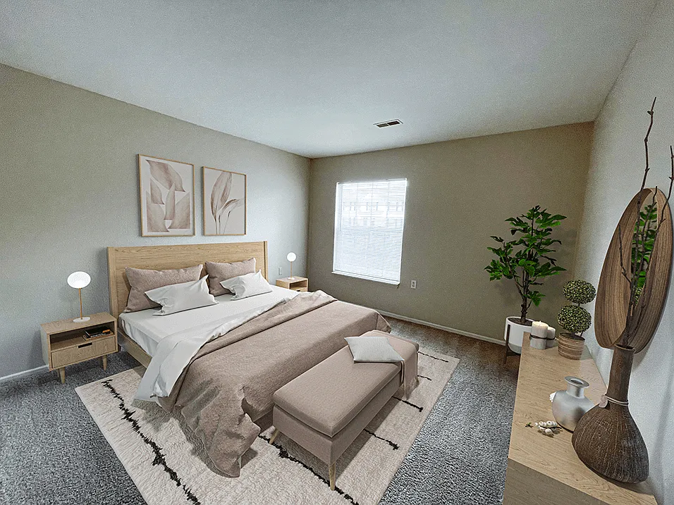 Large Bedroom with Natural Light