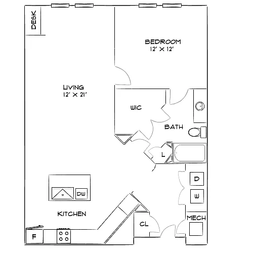 Floor plan Design 1D