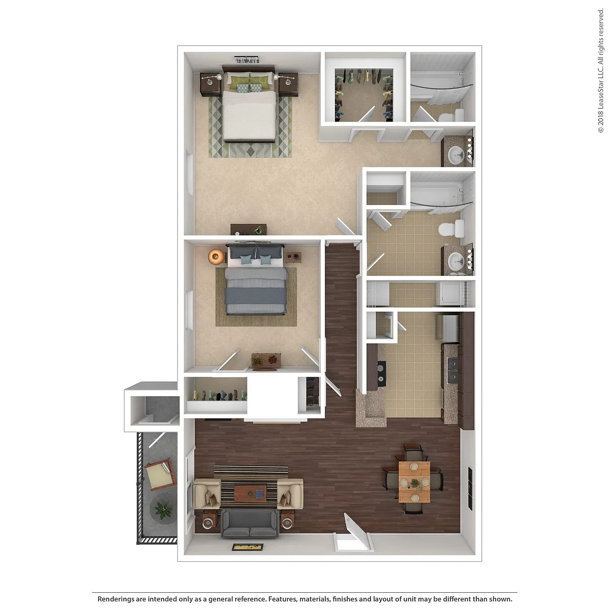 Floor plan 2X2