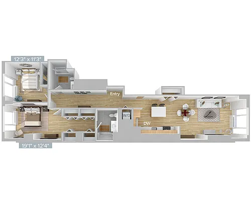 Floor plan B6S-1262