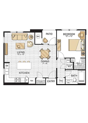 Floor plan Plan E